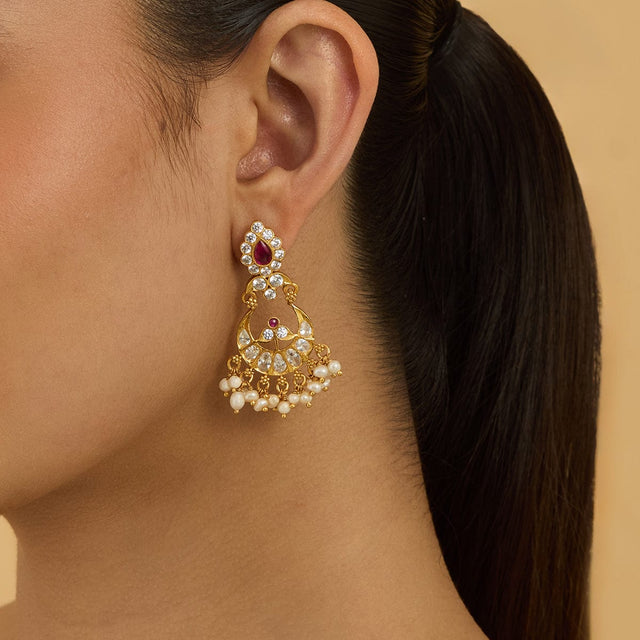 Temple Earring Silver Temple Earring 133410