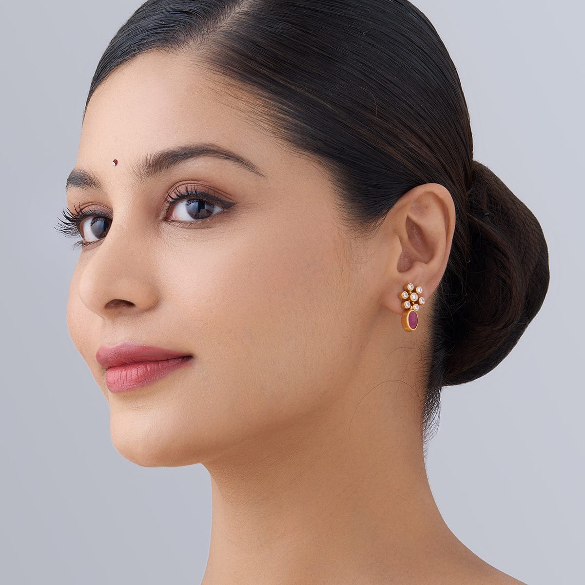 Temple Earring Silver Temple Earring 153310