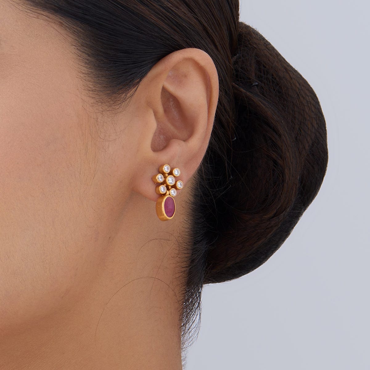 Temple Earring Silver Temple Earring 153310