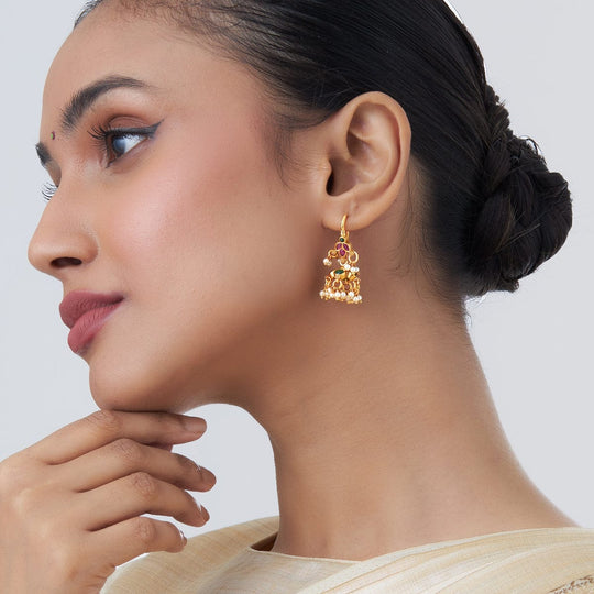 Temple Earring Silver Temple Earring 153412