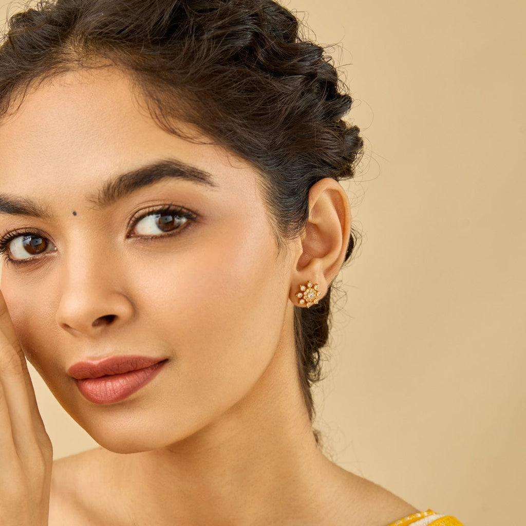 Temple Earring Silver Temple Earring 155170