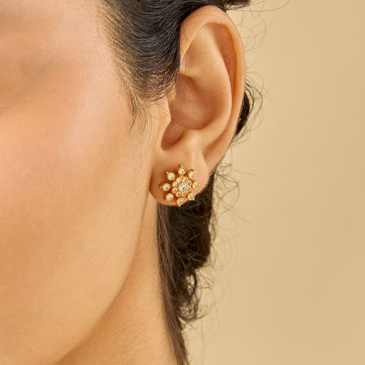 Temple Earring Silver Temple Earring 155170