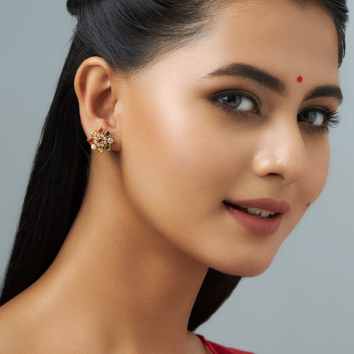 Temple Earring Silver Temple Earring 155174