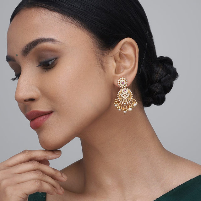 Temple Earring Silver Temple Earring 158383