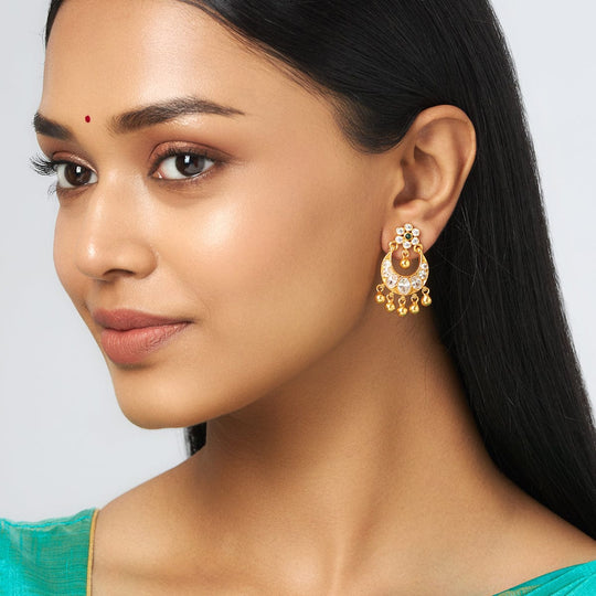 Temple Earring Silver Temple Earring 158712
