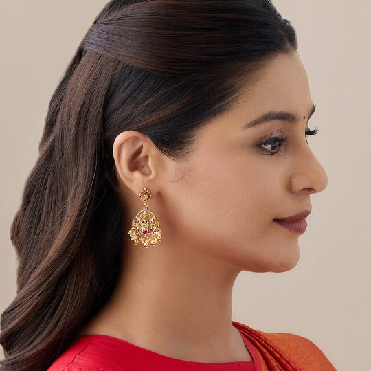 Temple Earring Silver Temple Earring 161752