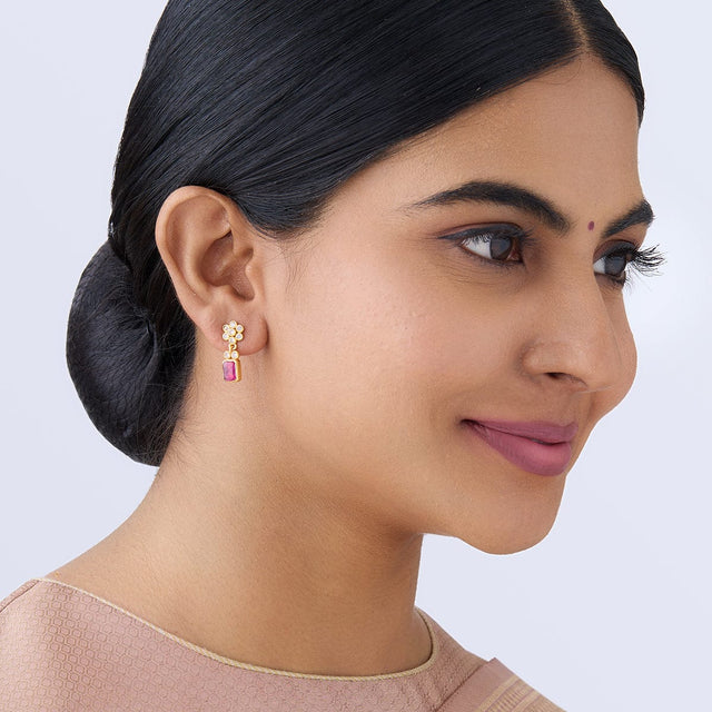 Temple Earring Silver Temple Earring 164607