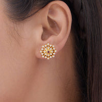 Temple Earring Silver Temple Earring 165767