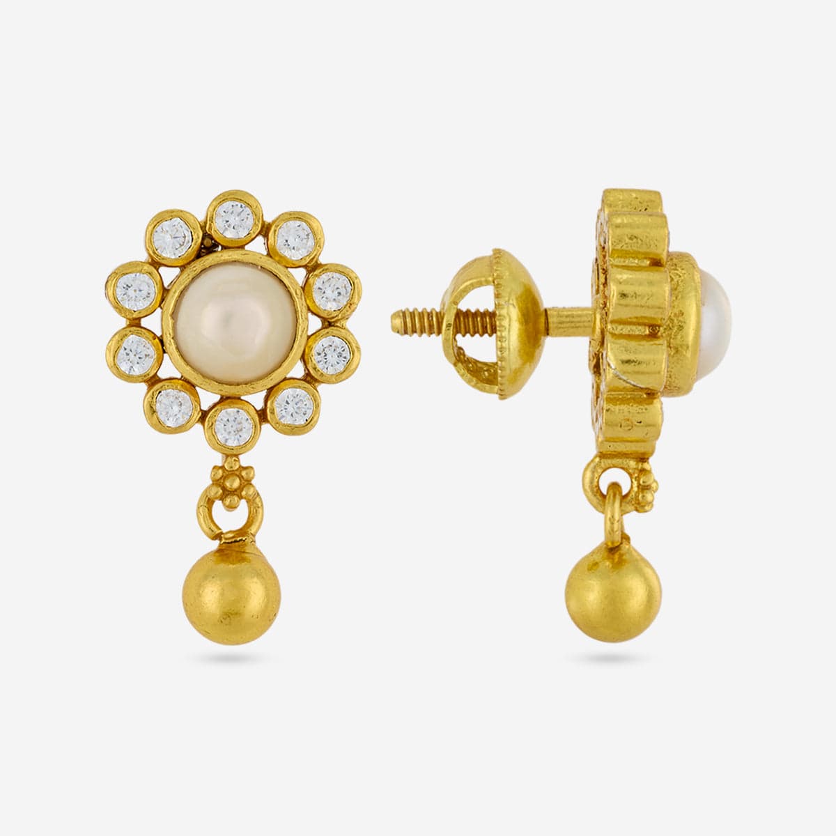 Temple Earring Silver Temple Earring 165972