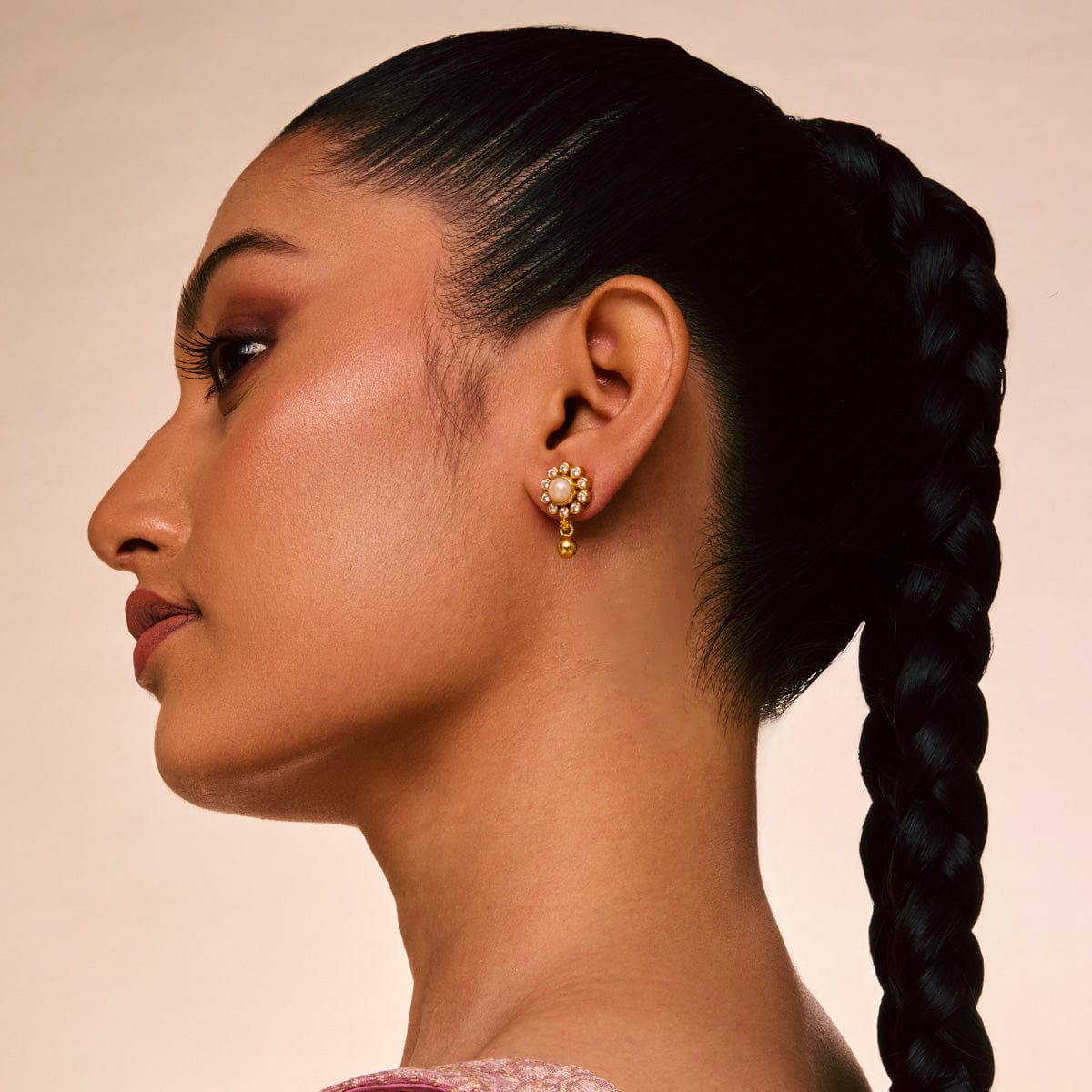 Temple Earring Silver Temple Earring 165972