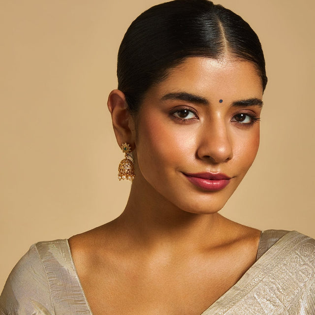 Temple Earring Silver Temple Earring 165999