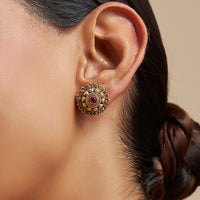 Temple Earring Silver Temple Earring 168233