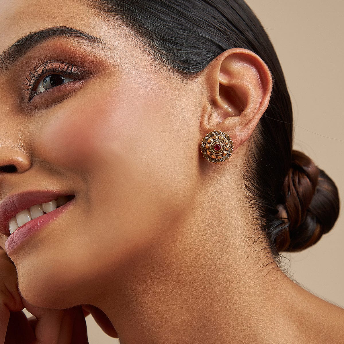 Temple Earring Silver Temple Earring 168233