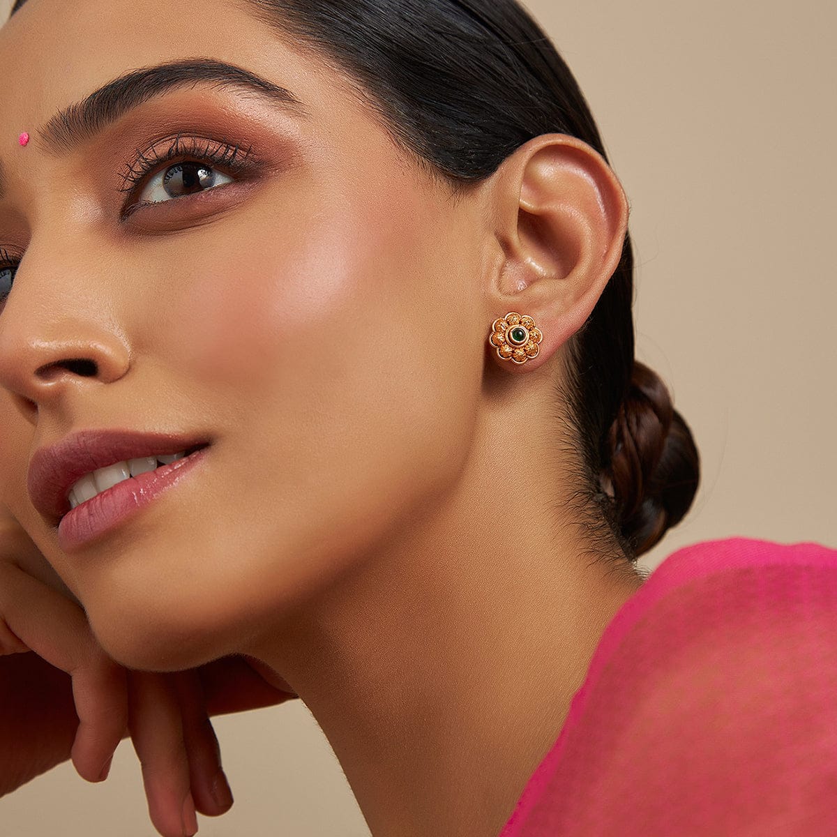 Temple Earring Silver Temple Earring 168242