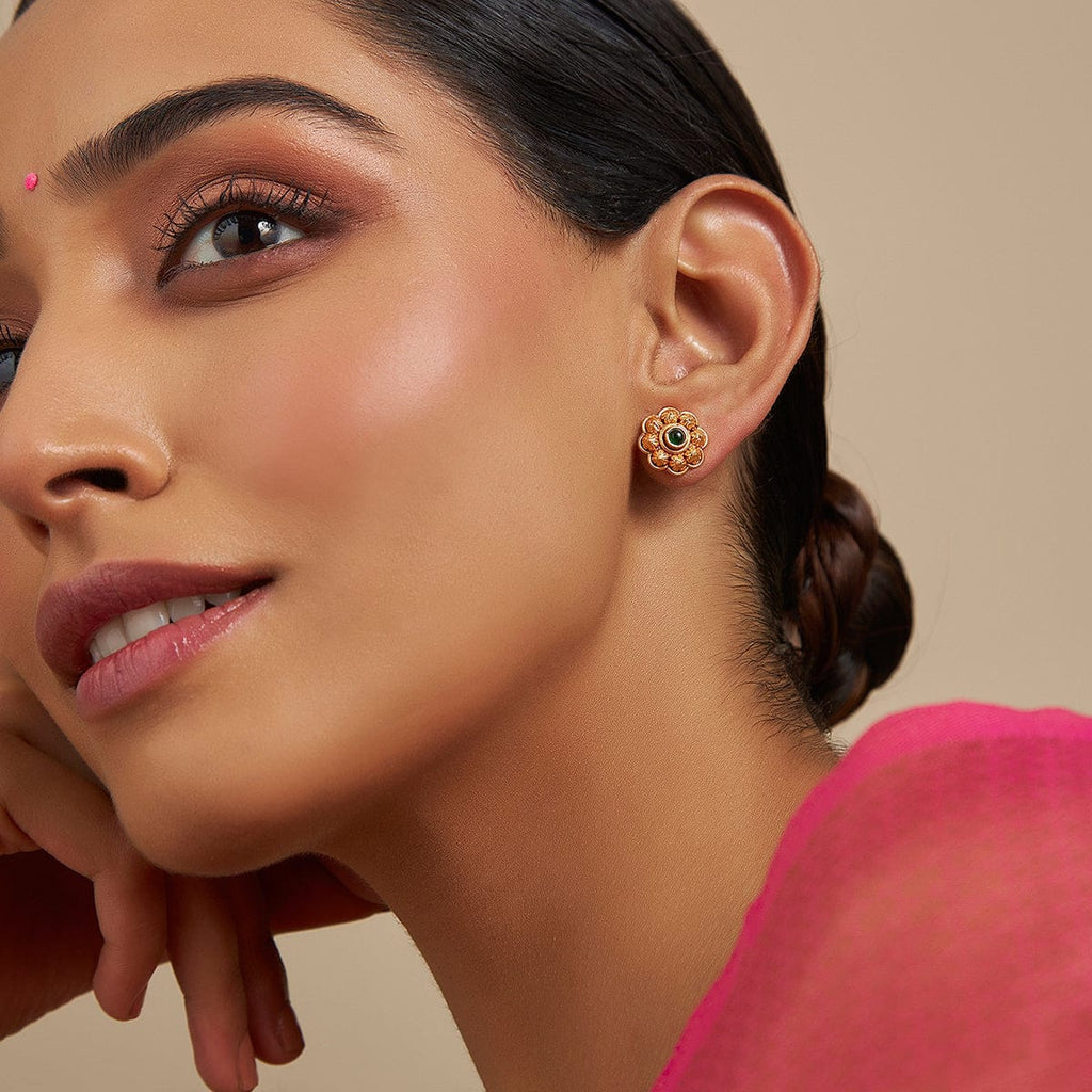 Temple Earring Silver Temple Earring 168242