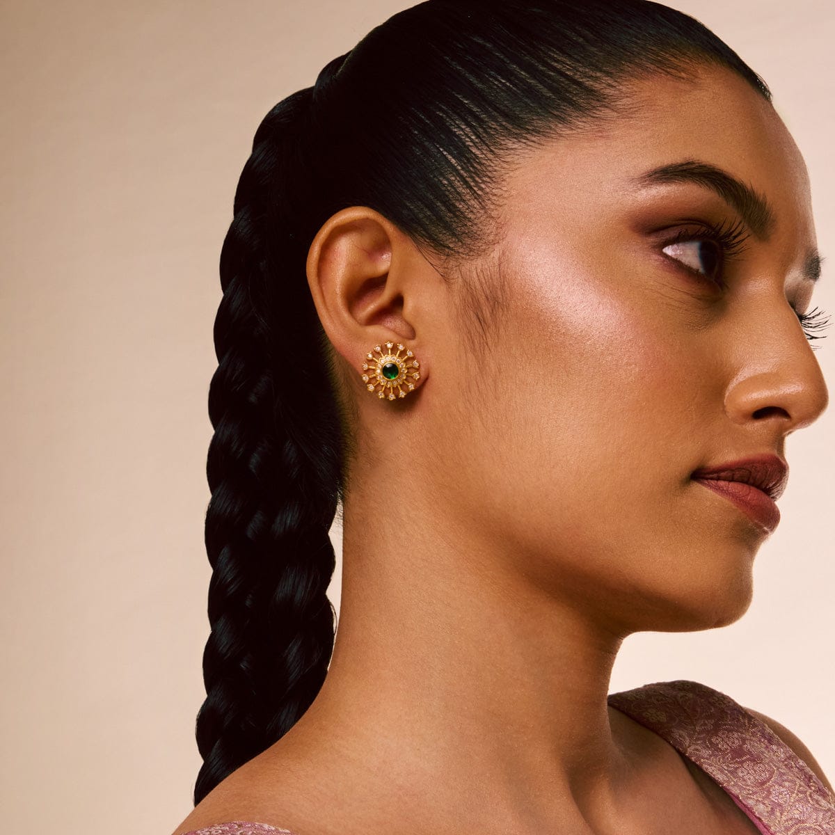 Temple Earring Silver Temple Earring 172538