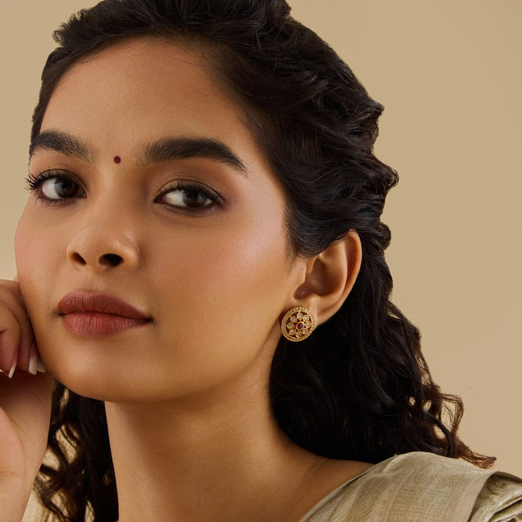 Temple Earring Silver Temple Earring 172554