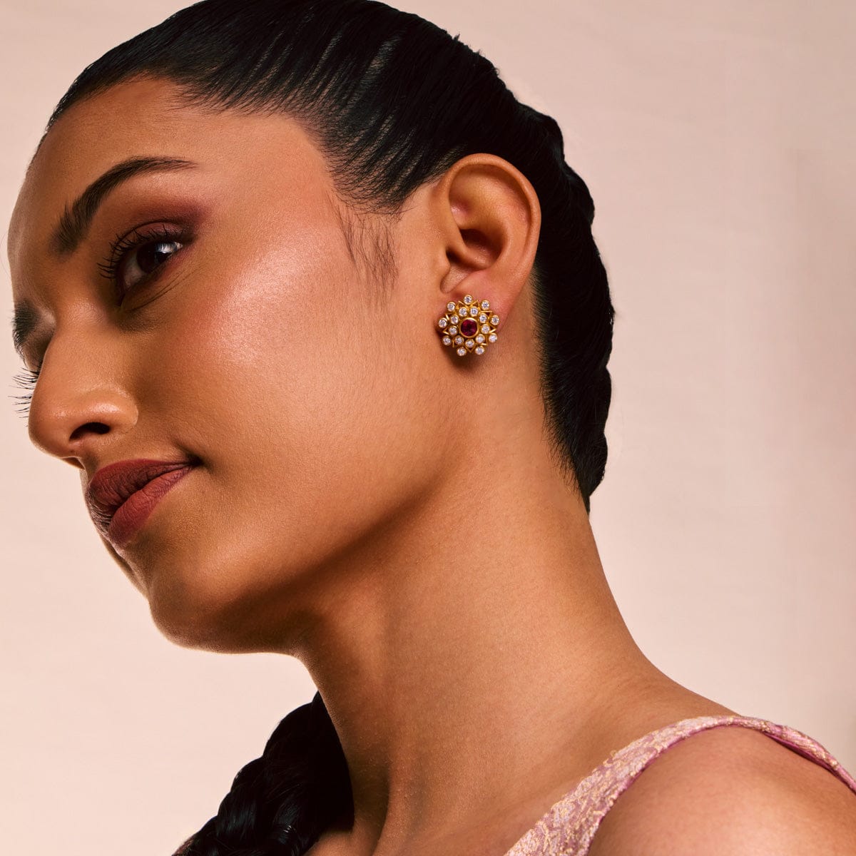 Temple Earring Silver Temple Earring 172557