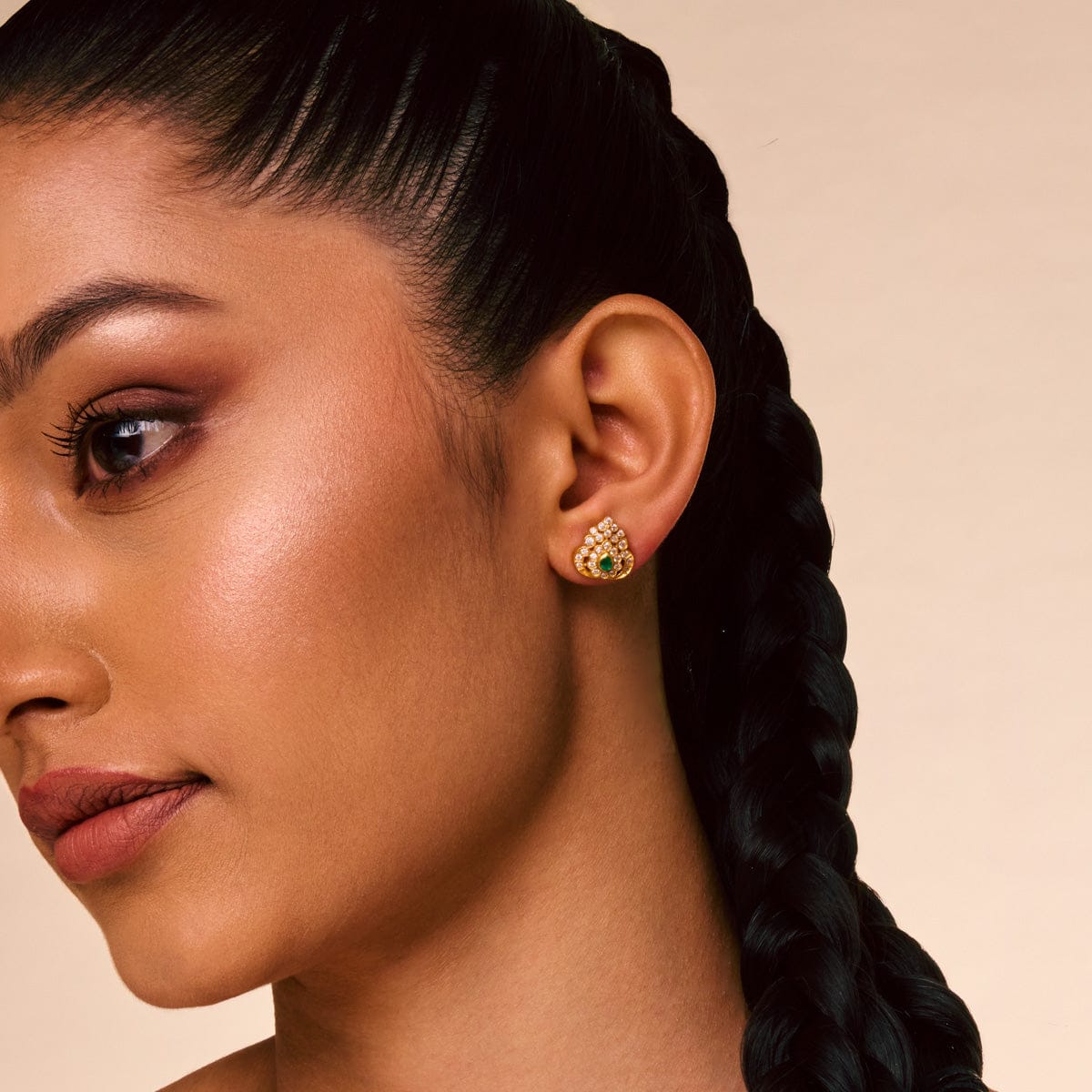 Temple Earring Silver Temple Earring 172560