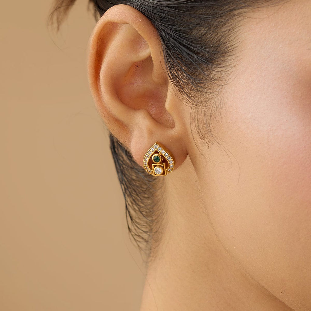 Temple Earring Silver Temple Earring 172568