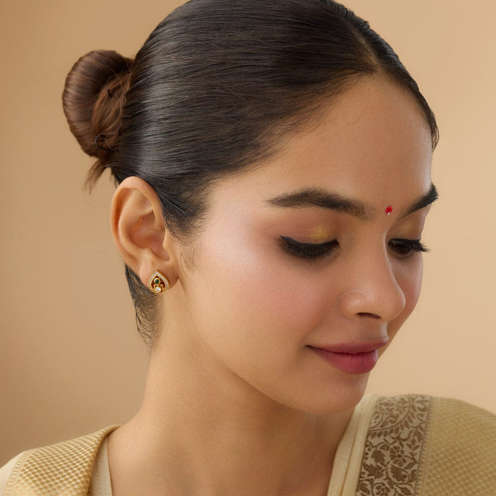 Temple Earring Silver Temple Earring 172568