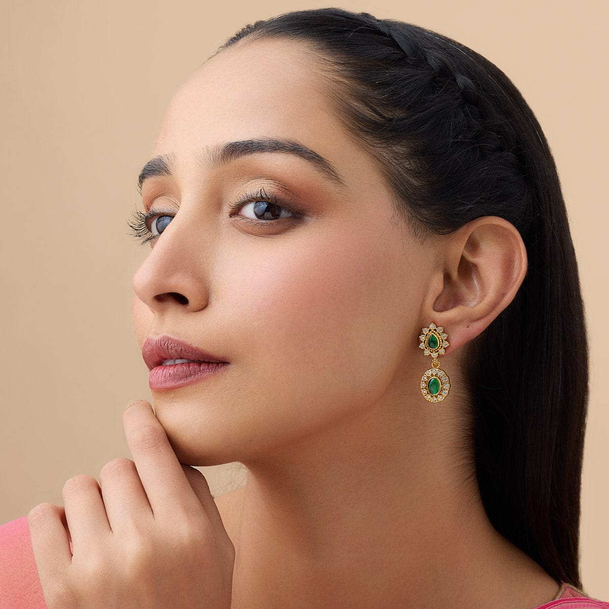 Temple Earring Silver Temple Earring 172792