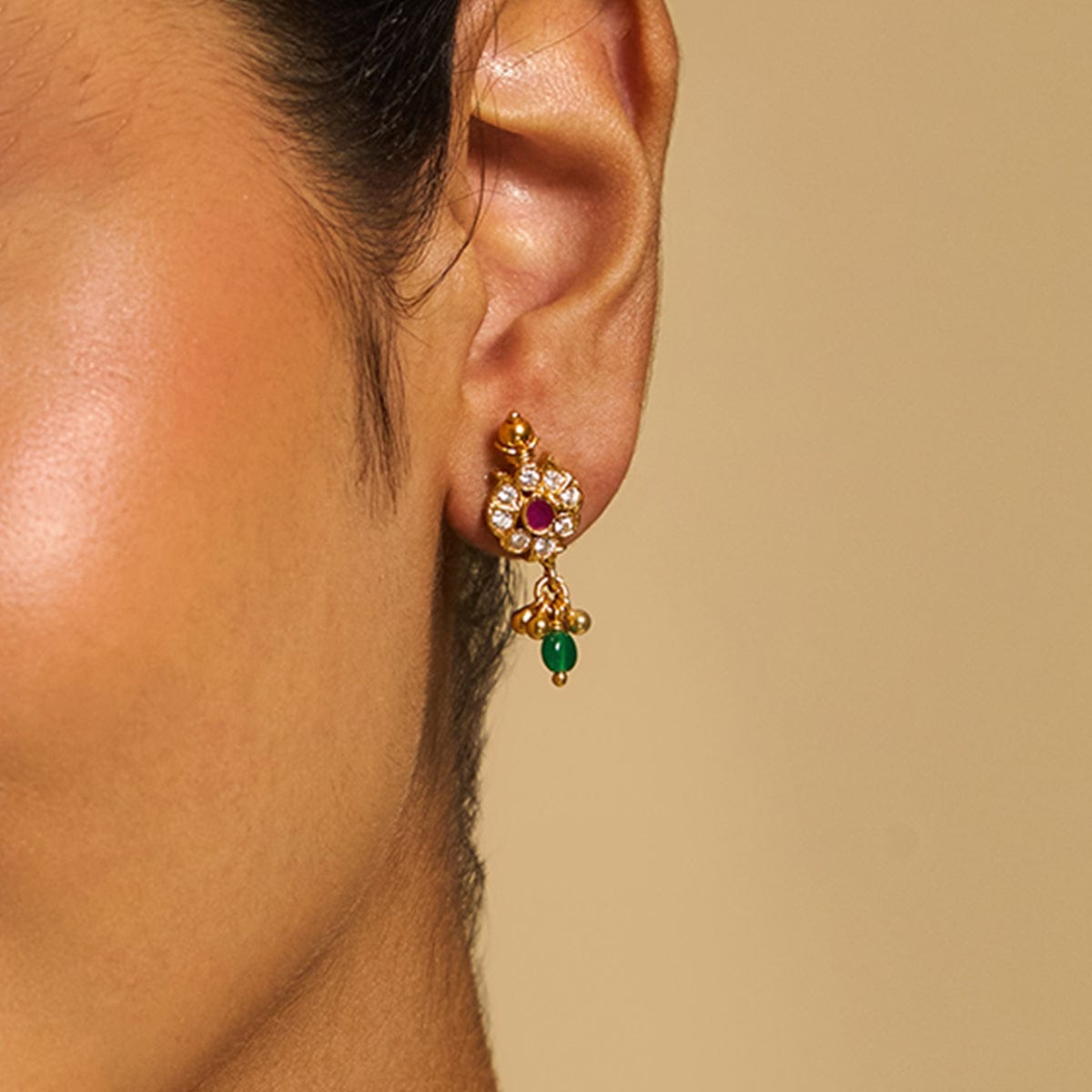 Temple Earring Silver Temple Earring 174075