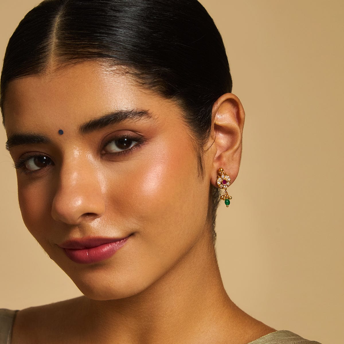 Temple Earring Silver Temple Earring 174075