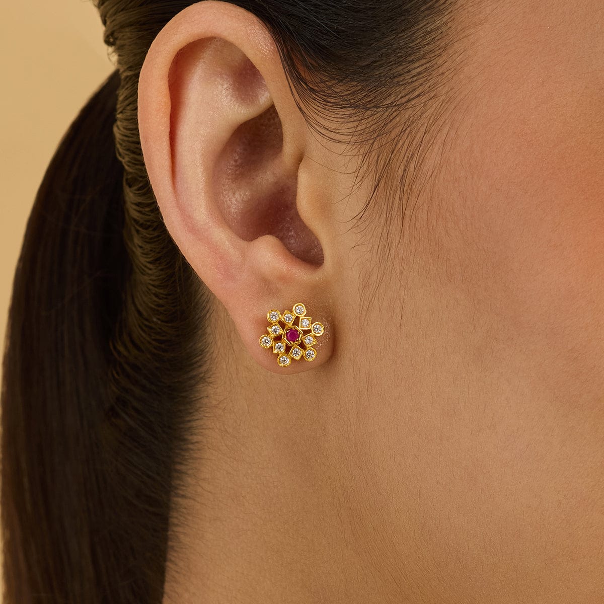 Temple Earring Silver Temple Earring 174079