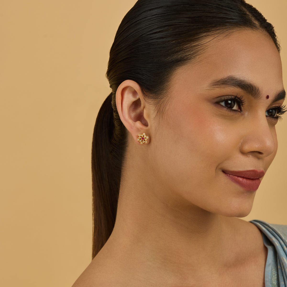 Temple Earring Silver Temple Earring 174079