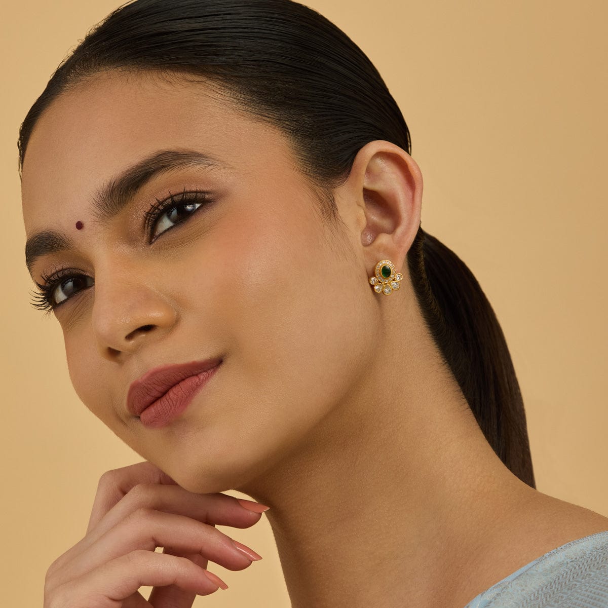 Temple Earring Silver Temple Earring 174248