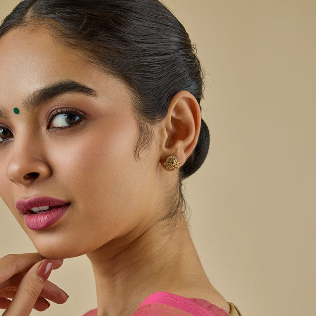 Temple Earring Silver Temple Earring 174252