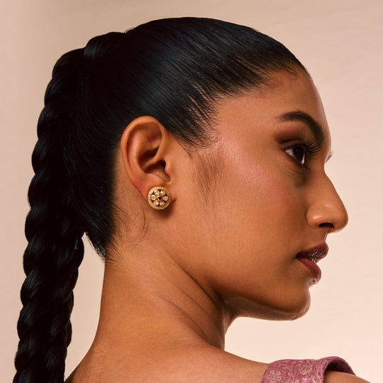Temple Earring Silver Temple Earring 177357