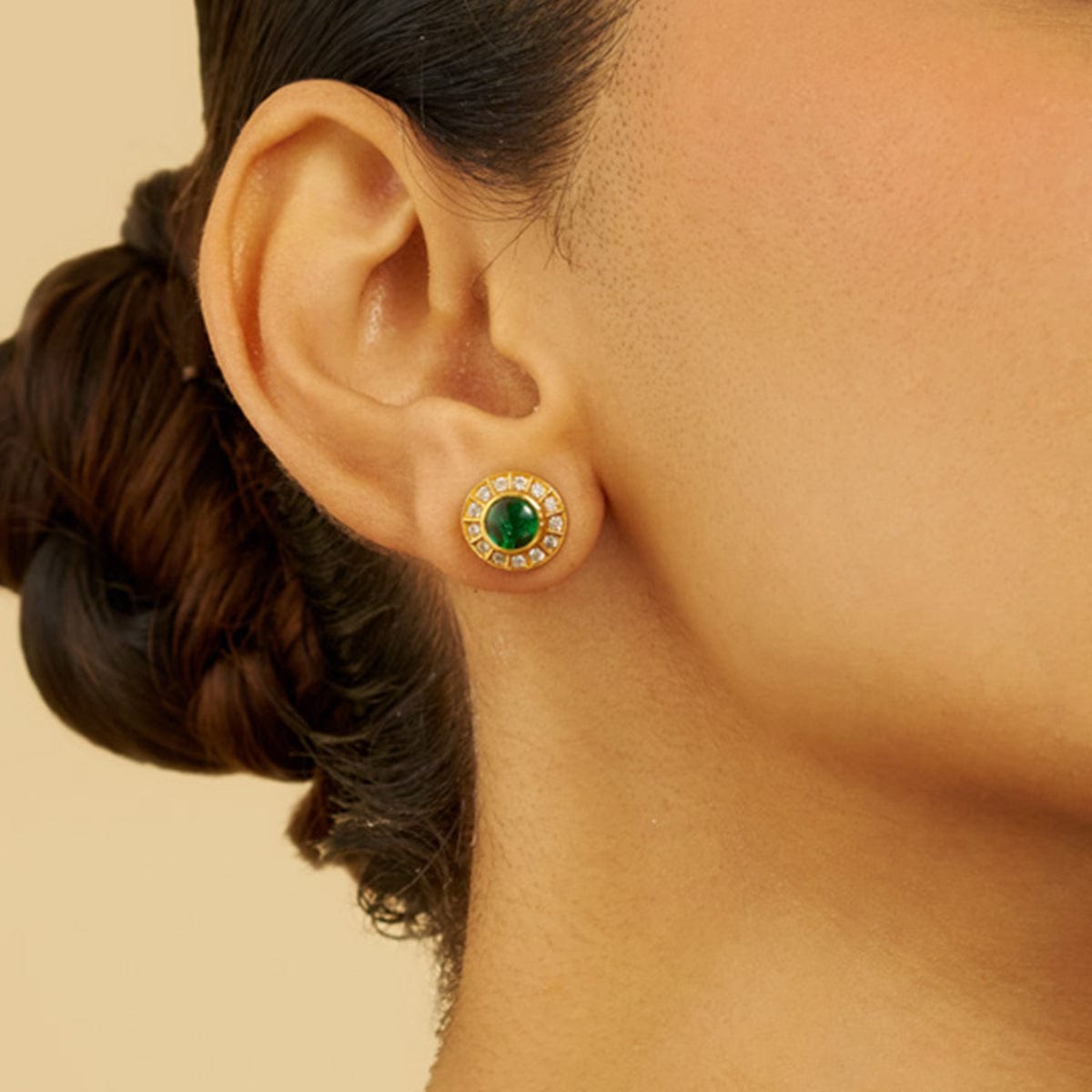 Temple Earring Silver Temple Earring 177359