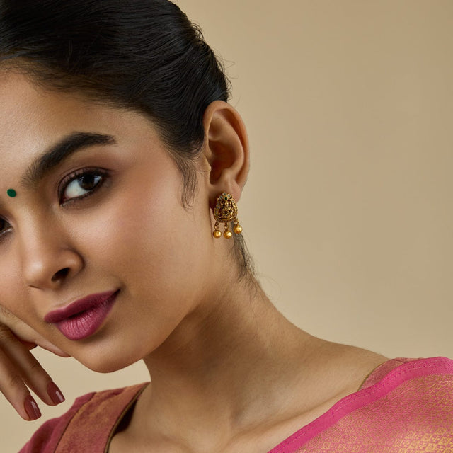 Temple Earring Silver Temple Earring 179593