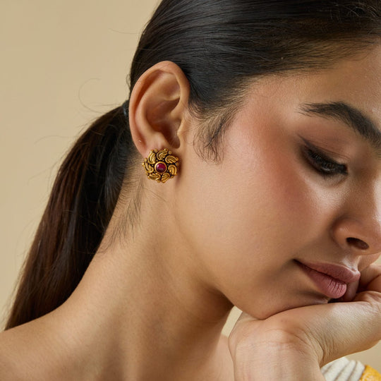 Temple Earring Silver Temple Earring 179595