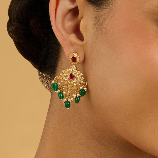 Temple Earring Silver Temple Earring 179598