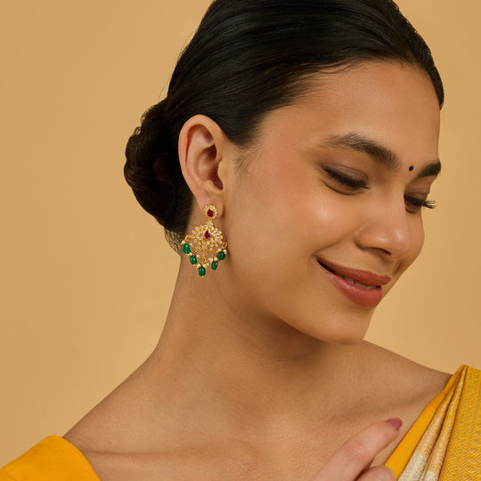 Temple Earring Silver Temple Earring 179598