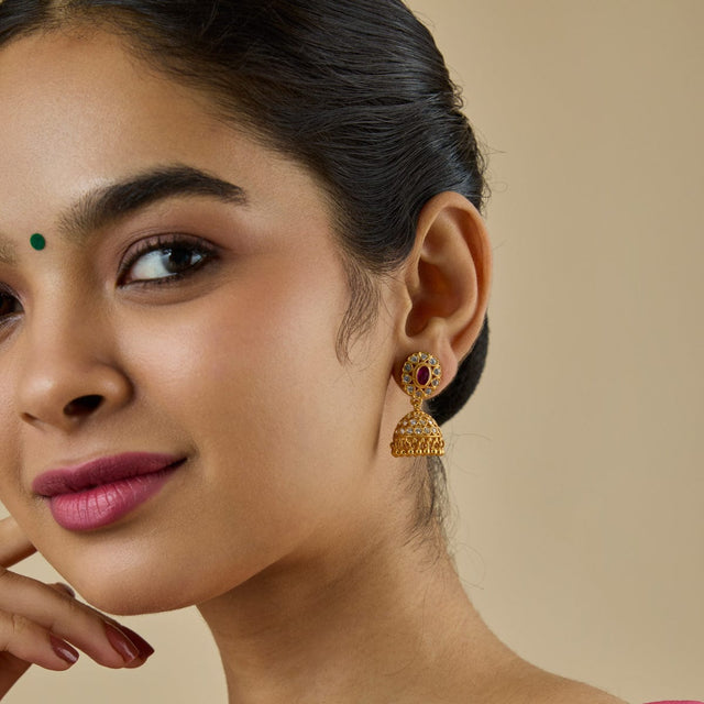 Temple Earring Silver Temple Earring 179600