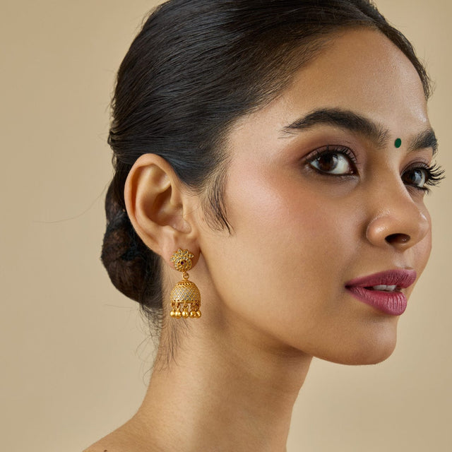 Temple Earring Silver Temple Earring 179605