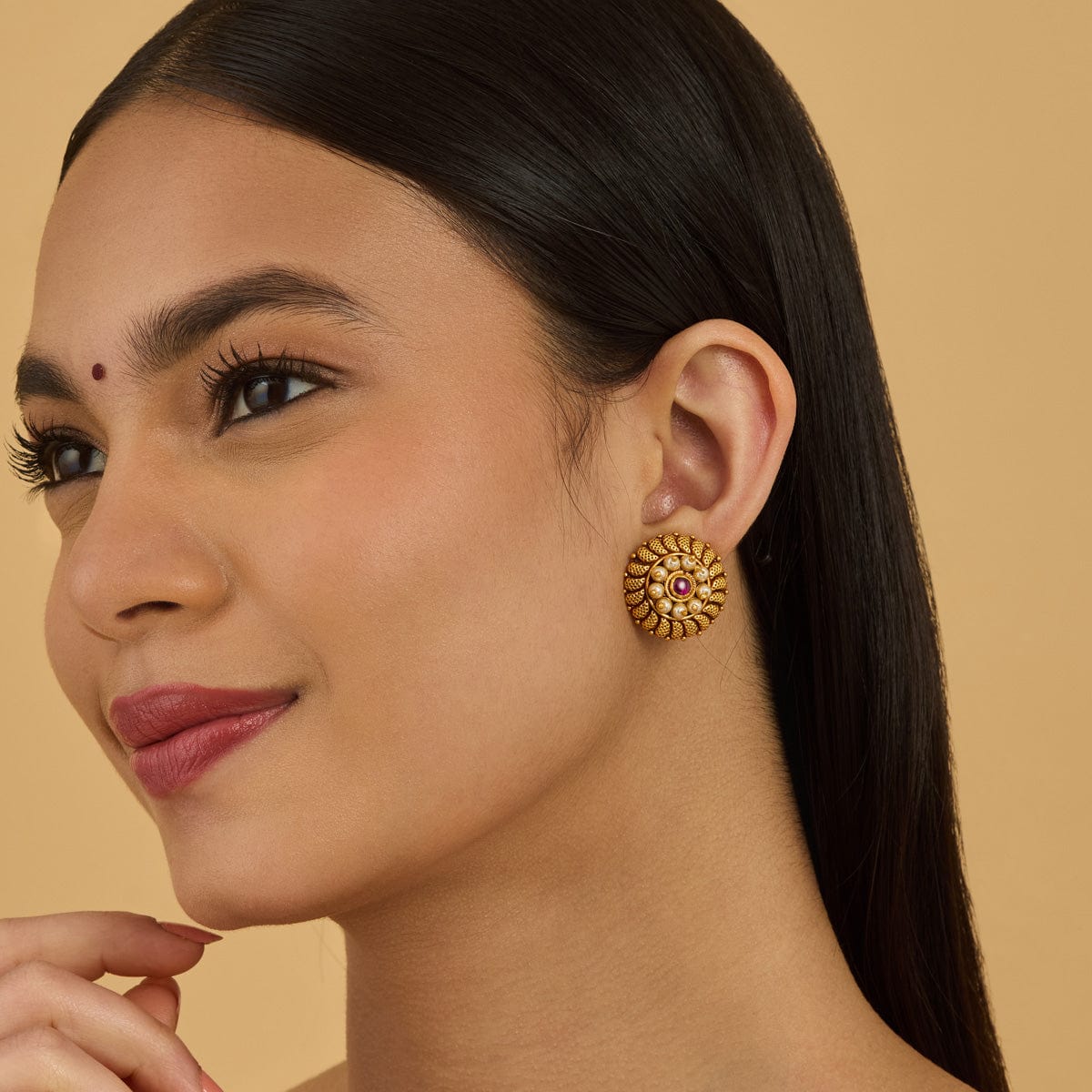 Temple Earring Silver Temple Earring 179750