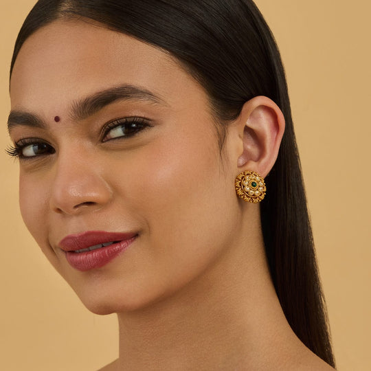 Temple Earring Silver Temple Earring 179751