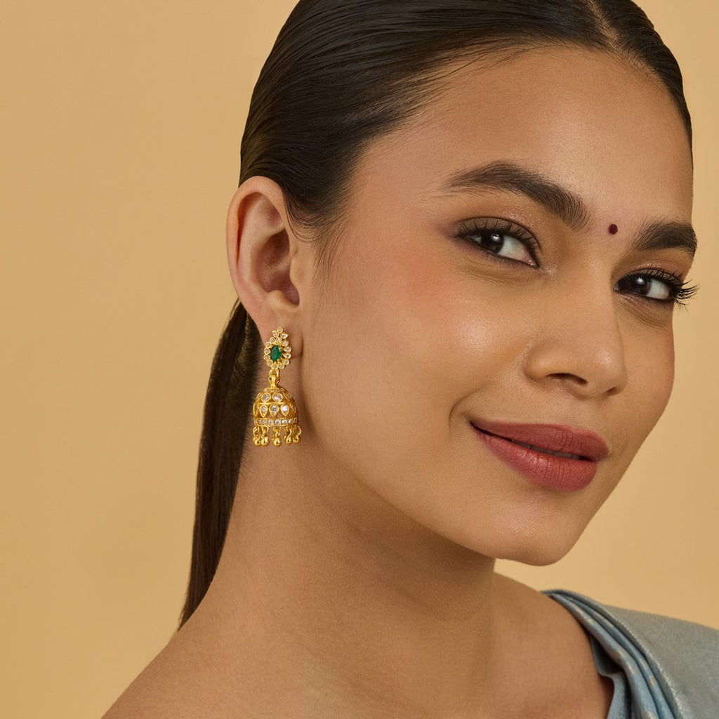 Temple Earring Silver Temple Earring 180407