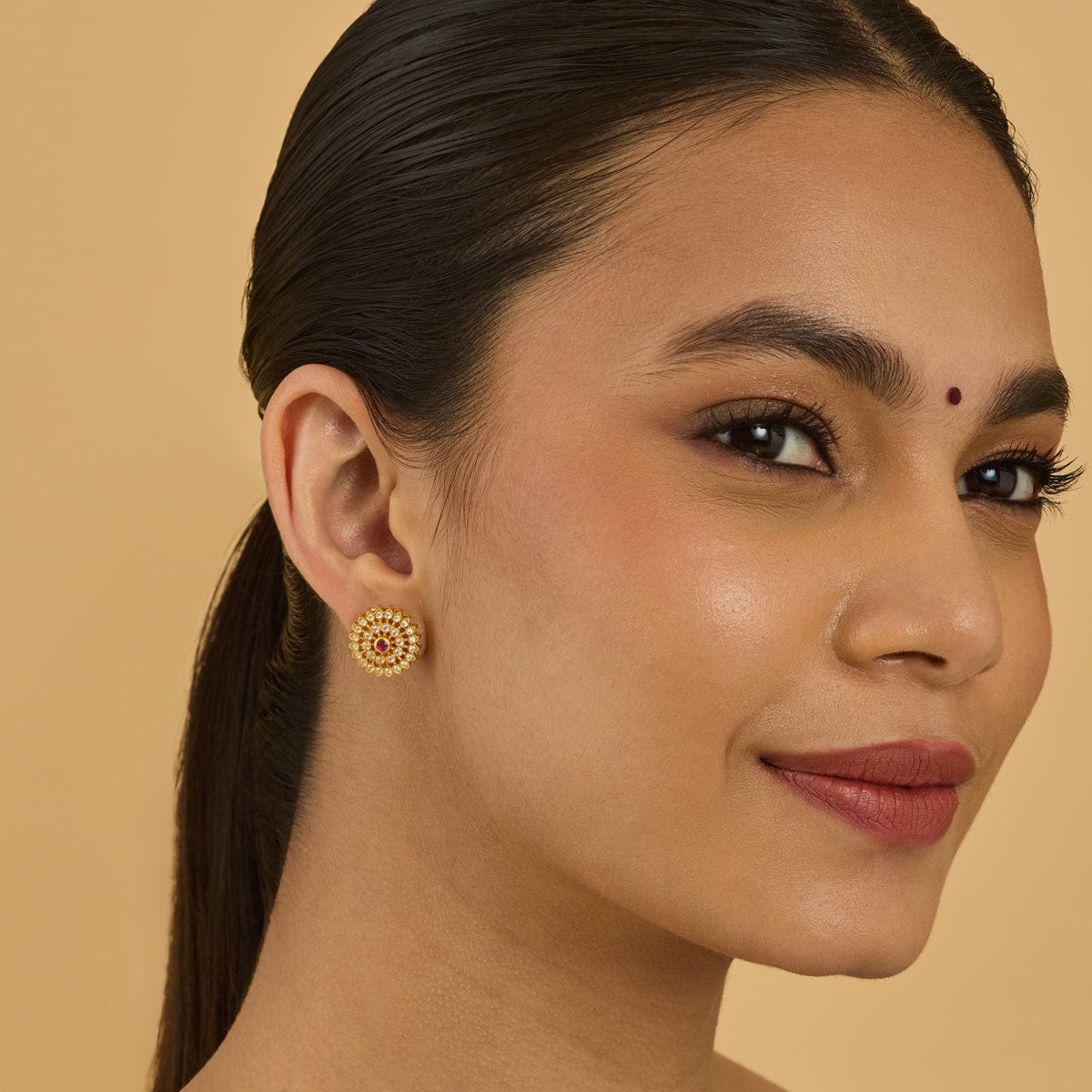 Temple Earring Silver Temple Earring 180487