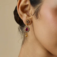 Temple Earring Silver Temple Earring 180489