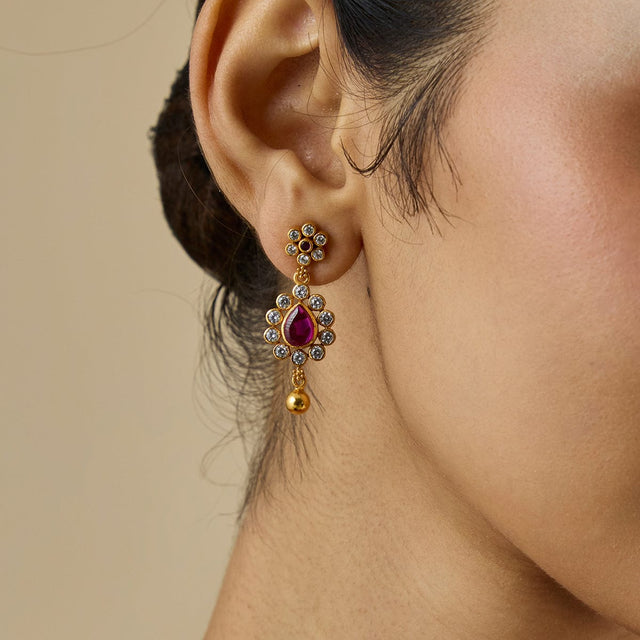 Temple Earring Silver Temple Earring 180489