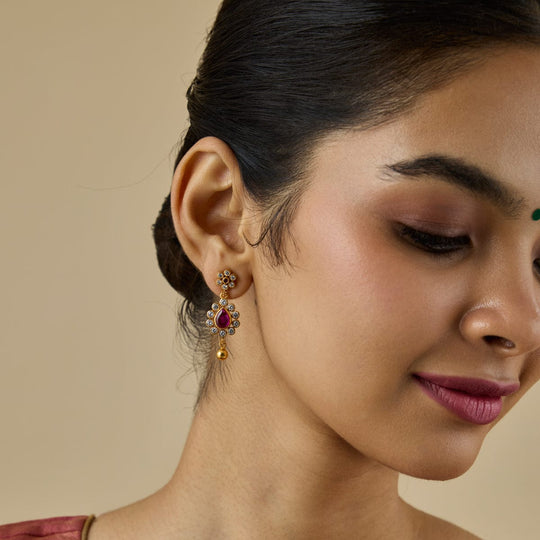 Temple Earring Silver Temple Earring 180489