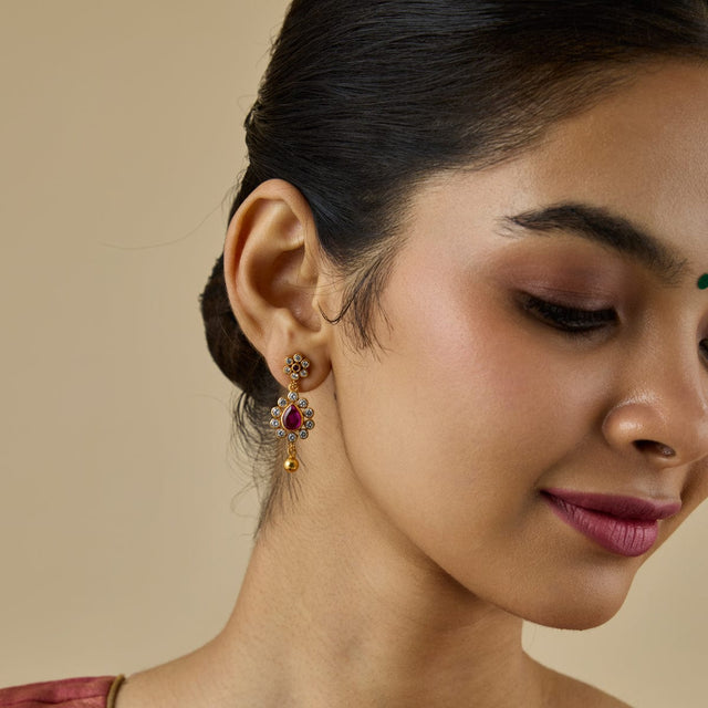 Temple Earring Silver Temple Earring 180489