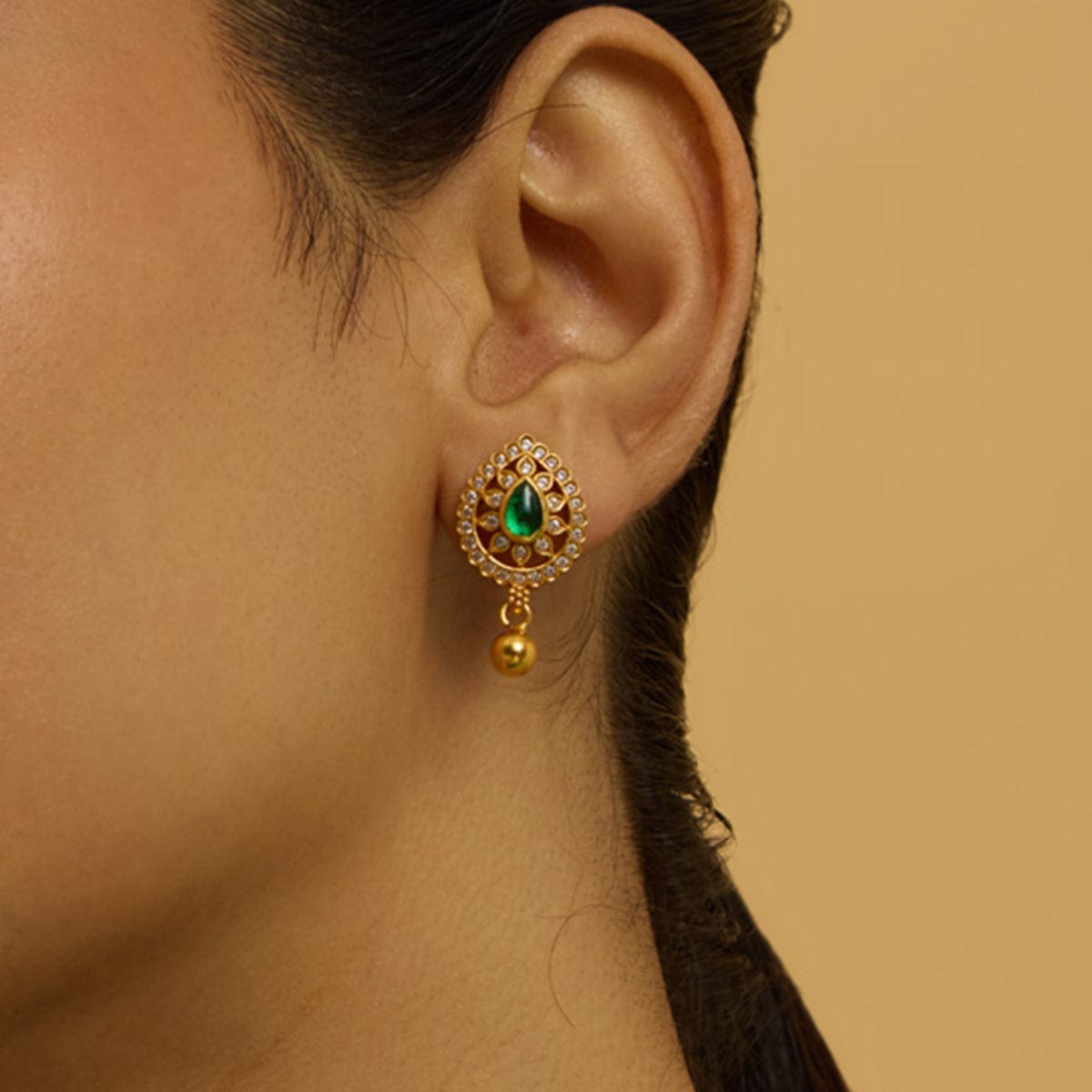 Temple Earring Silver Temple Earring 181539