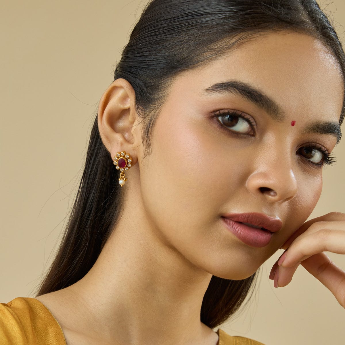 Temple Earring Silver Temple Earring 181798